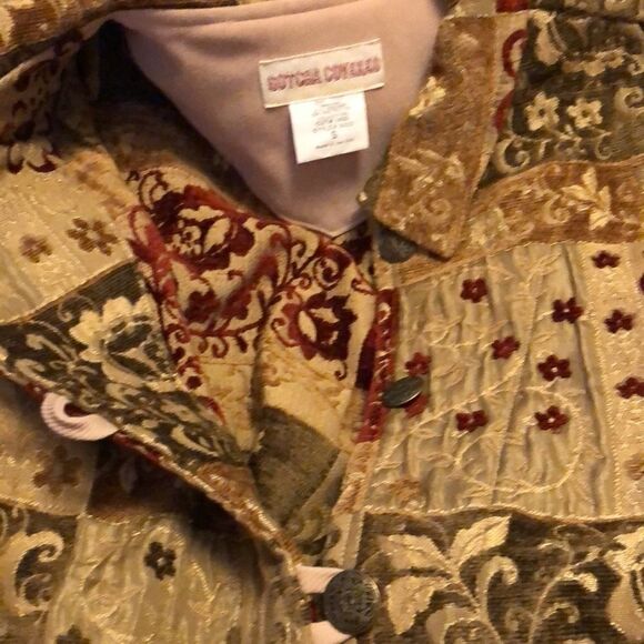 GOTCHA COVERED patchwork quilted embroidery coat - Picture 13 of 14